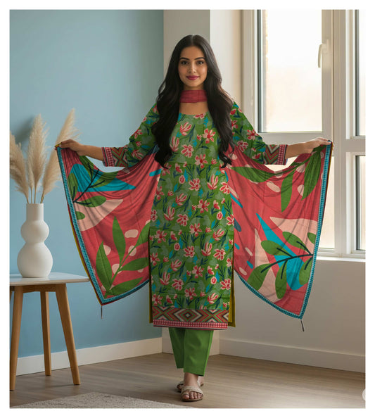 Pure Digital Print Khadar 3 PC