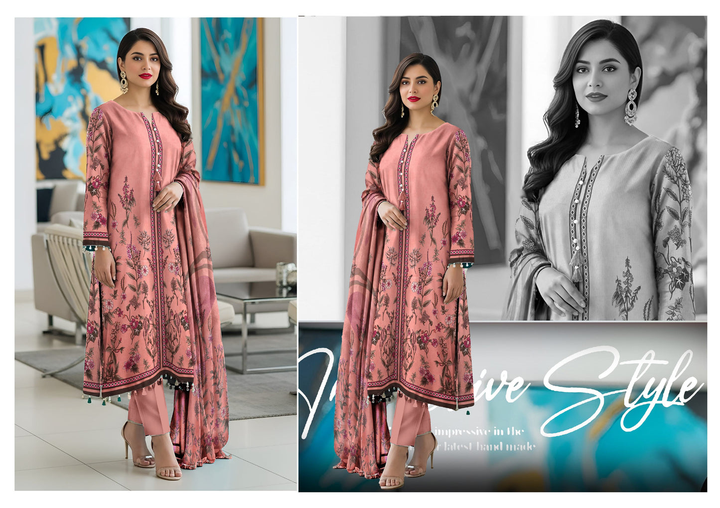 Staple Banadora Bold 3PC Digital Print Suit – BDB-1