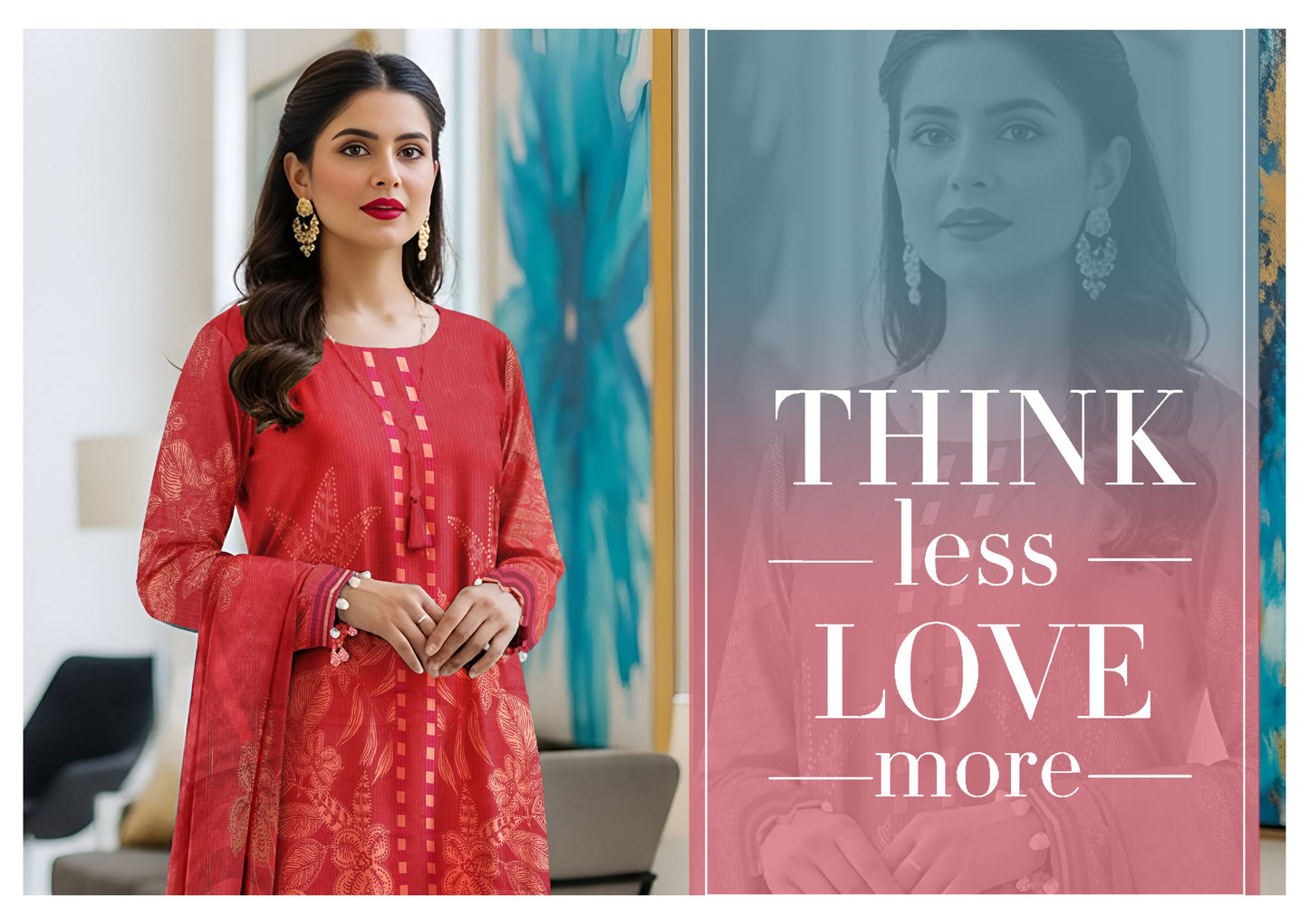 Impressive Style | Staple Banadora Bold 3PC Digital Print Linen Suit – BDB-6
