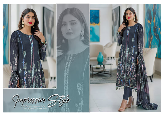 Impressive Style | Staple Banadora Bold 3PC Digital Print Linen Suit – BDB-9