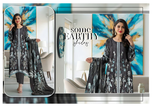 Staple Banadora Bold 3PC Digital Print Linen Suit – BDB-3
